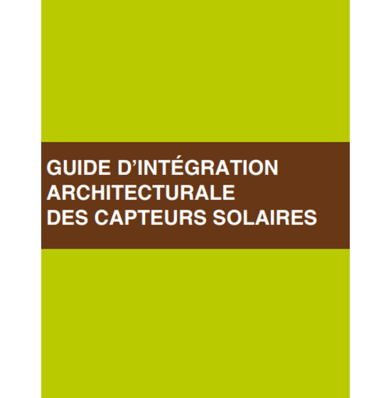Intégration architecturale des capteurs solaires thermiques