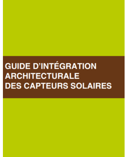 Intgration architecturale des capteurs solaires thermiques